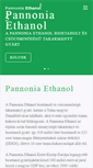 Mobile Screenshot of pannoniaethanol.com